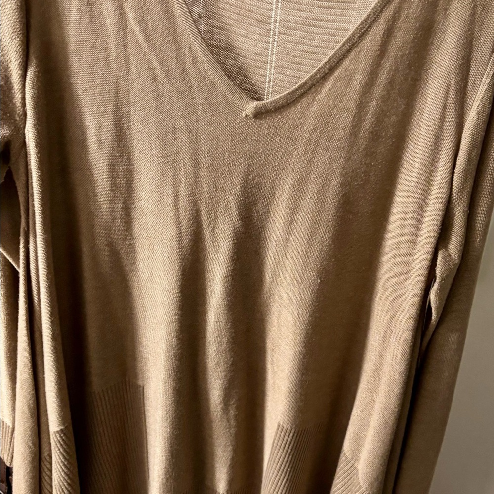 Cupio Curvy Beige Knit Top